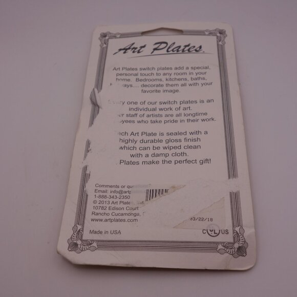 Art Plates Switchplate Single-Gang Switch Plate feat Edvard Munch's The Scream - Picture 8 of 16